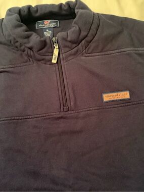 Vineyard Vines Men’s Dark Navy Quarter-Zip Pullover